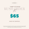Rush Order Fee Transfers - KIOKO
