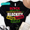 Blackity Black Black T-Shirt Transfer - KIOKO