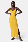 Look But Don't Side Slit Maxi Dress - KIOKO