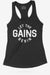 Let The Gains Begin Racerback Tank - KIOKO