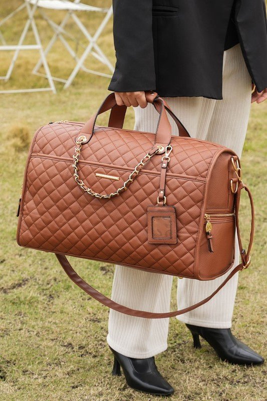 Lexie Vegan Leather Duffle - KIOKO