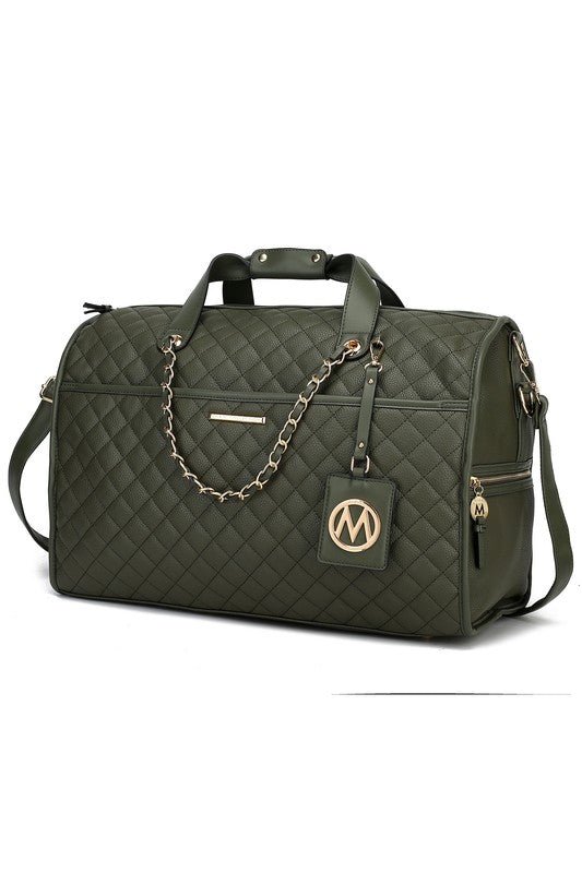 Lexie Vegan Leather Duffle - KIOKO