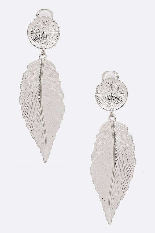 Light As A Feather Clip On Earrings - KIOKO
