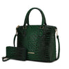 Liora Croc Embossed Tote Set - KIOKO