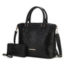 Liora Croc Embossed Tote Set - KIOKO