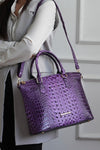 Liora Croc Embossed Tote Set - KIOKO