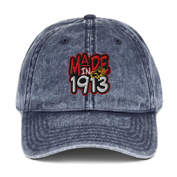 Made In 1913 Vintage Acid Wash Cap - KIOKO