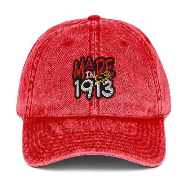 Made In 1913 Vintage Acid Wash Cap - KIOKO