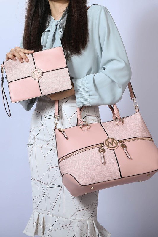 Maji Colorblock Satchel - KIOKO