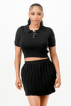 Match Point Me Polo Skirt Set - KIOKO