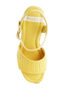 Mazaro Raffia Chunky Sandals - KIOKO