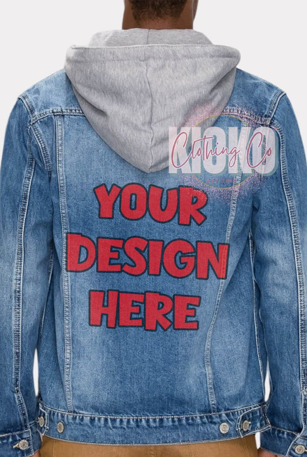 Men's Custom Classic Denim Jacket - KIOKO