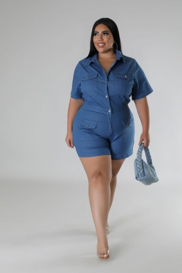 Mia Blues Romper - KIOKO