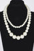 Mooniq Double Layered Pearl Necklace - KIOKO