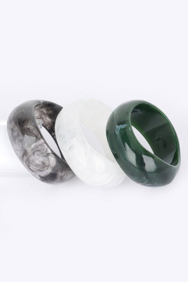 Multi Resin Bangle Bracelet - KIOKO