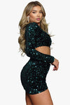 Nightfall Sequin Skirt Set - KIOKO