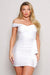 Nova Off Shoulder Mini Dress - KIOKO