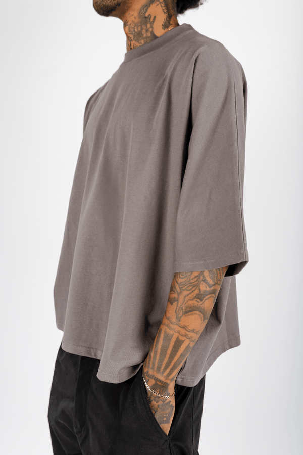 Oversized 2 Panel Boxy Tee - KIOKO