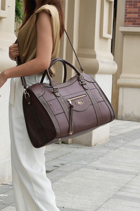 Patricia Vegan Leather Duffle Bag - KIOKO