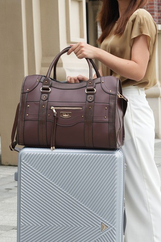 Patricia Vegan Leather Duffle Bag - KIOKO