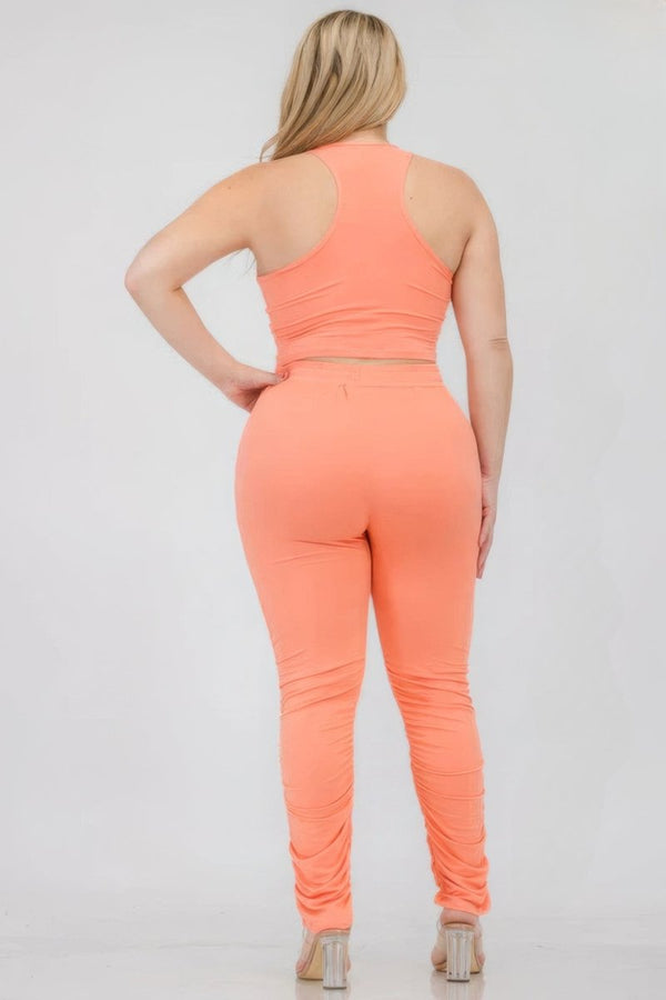 Pop That Cropped Pant Set - KIOKO