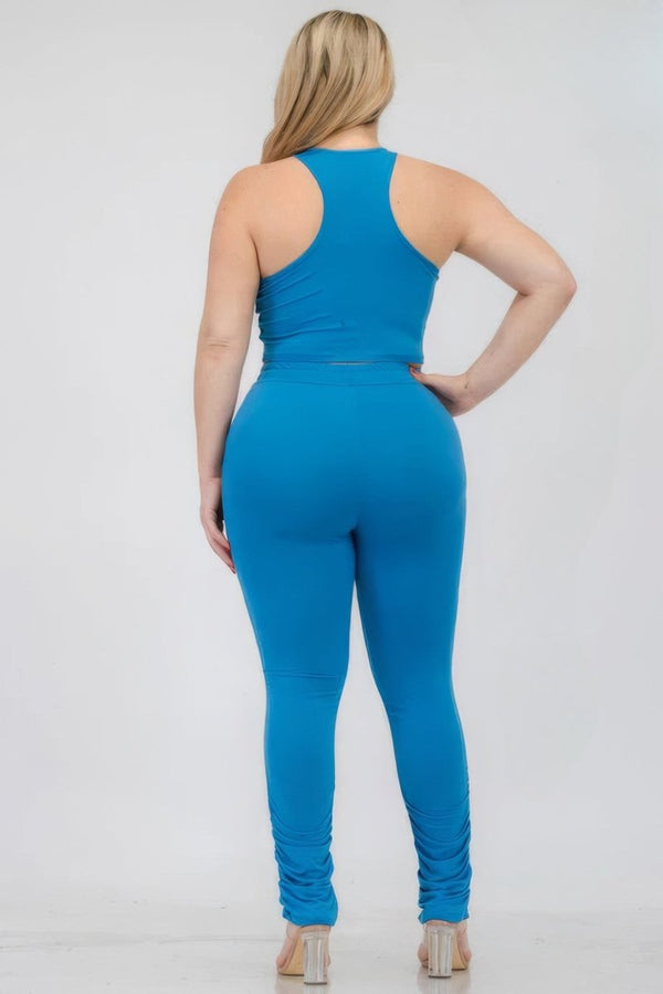 Pop That Cropped Pant Set - KIOKO