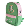 Alpha Kappa Alpha USB Port Backpack - KIOKO