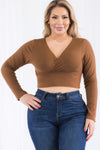 Rain Long Sleeve Crop Top - KIOKO