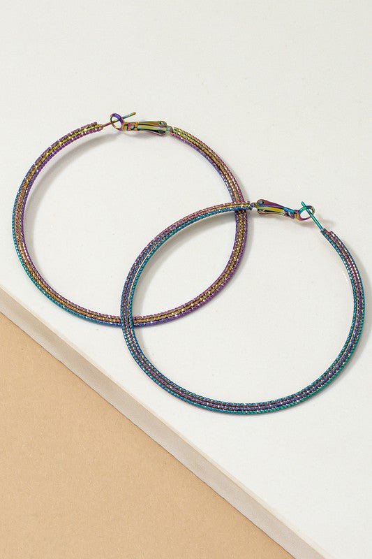 Rainbow Pride Hoop Earrings - KIOKO
