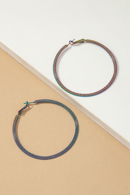 Rainbow Pride Hoop Earrings - KIOKO