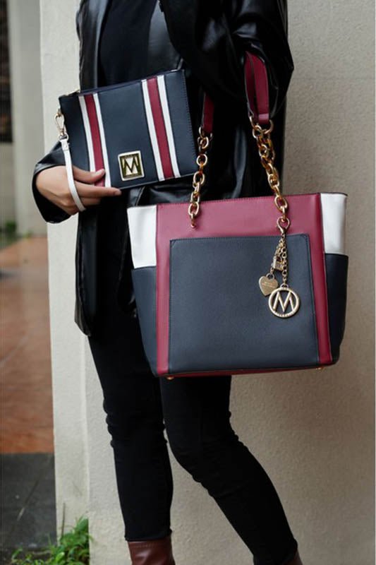 Rochelle Color Block Tote - KIOKO