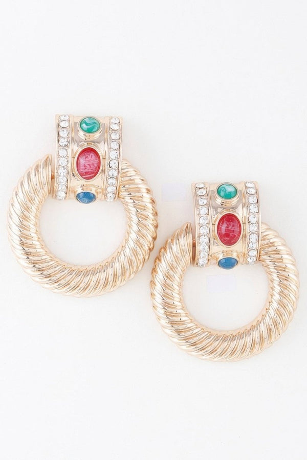 Roguevana Bejeweled Drop Earrings - KIOKO