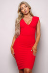 Rose Marie Bodycon Midi Dress - KIOKO