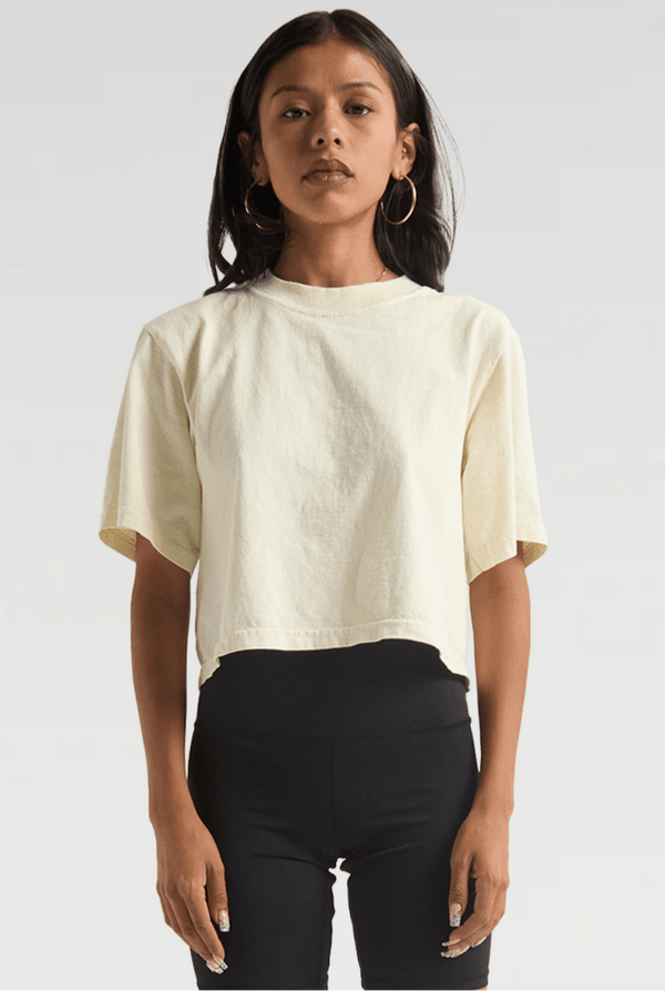 Shaka Wear Womens Garment Dye Crop Top - KIOKO