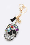 Skull Rhinestone Keychain - KIOKO