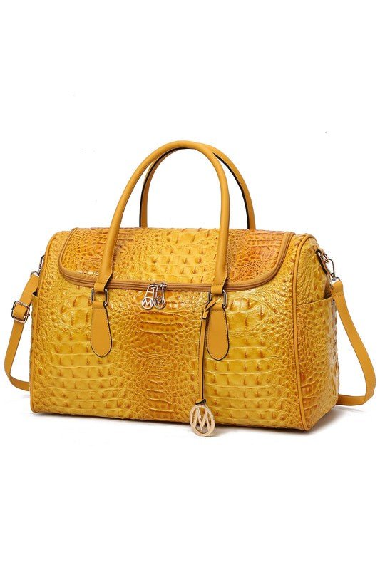 Stitch Affair Vegan Leather Duffle Bag - KIOKO
