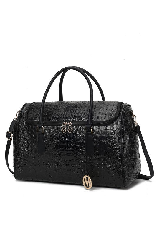 Stitch Affair Vegan Leather Duffle Bag - KIOKO
