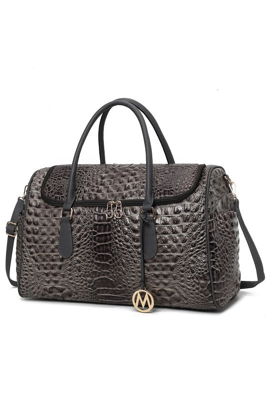 Stitch Affair Vegan Leather Duffle Bag - KIOKO