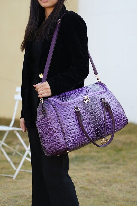Stitch Affair Vegan Leather Duffle Bag - KIOKO