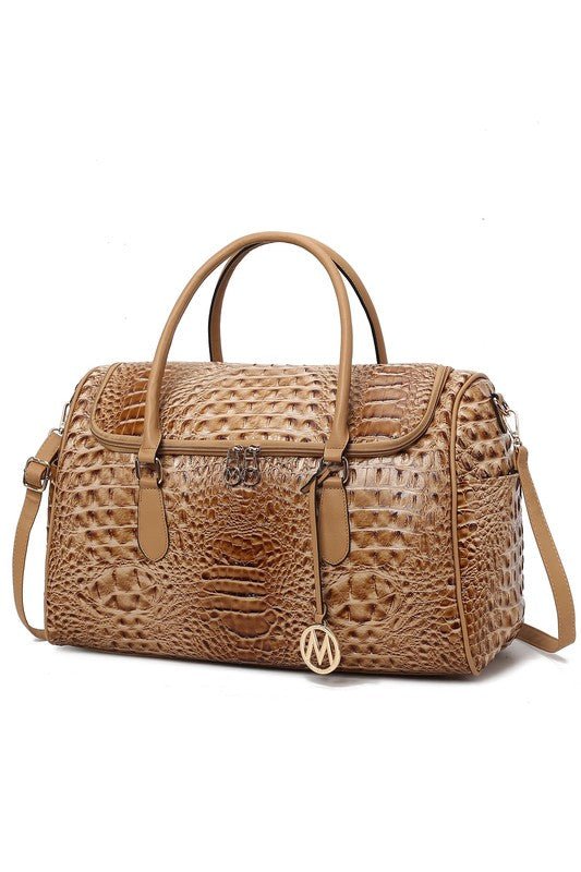 Stitch Affair Vegan Leather Duffle Bag - KIOKO