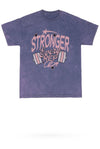 Stronger Every Rep Mineral Wash Gym Tee - KIOKO