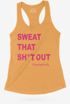 Sweat That Shhh Racerback Tank - KIOKO