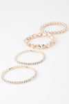 Tagged Gold Beaded Bracelet - KIOKO
