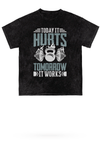 Today It Hurts Mineral Wash Gym Tee - KIOKO