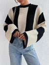 Trend Setter Color Block Sweater - KIOKO