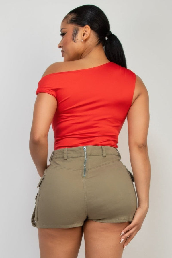 Twisted Chaos One - Shoulder Top - KIOKO