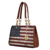 USA Flag Vegan Shoulder Bag - KIOKO