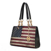 USA Flag Vegan Shoulder Bag - KIOKO
