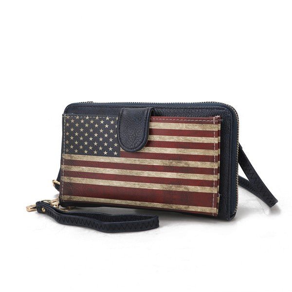 USA Wallet FLAG Crossbody - KIOKO
