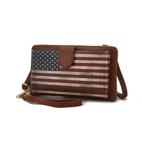 USA Wallet FLAG Crossbody - KIOKO